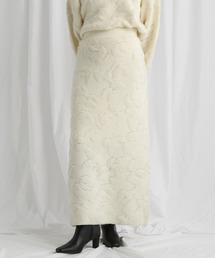 mysty woman | アートフラワージャカードスカート 605430(スカート)