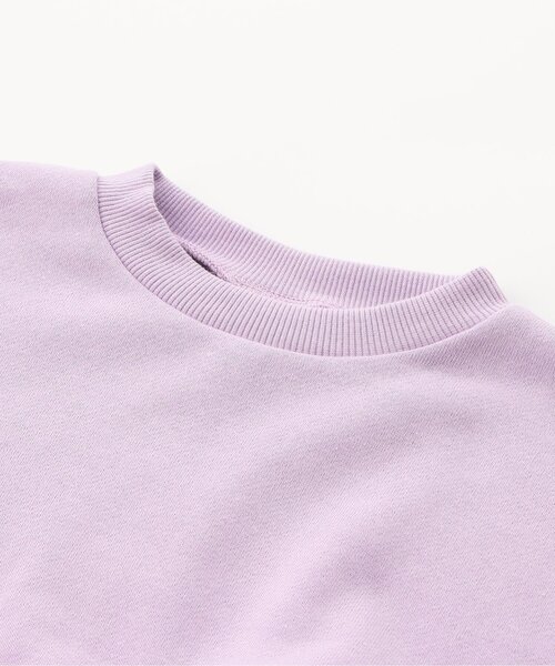 BREEZE（ブリーズ）の「【WEB限定/ジュニア対応】袖タックリボンモチーフ裏起毛トレーナー（スウェット・キッズ・アイボリー/ラベンダー/チャコール・120/100/110/90/140/130）」の10枚目の写真