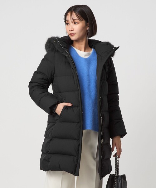 ぱいんママ　ダウン　ブラック Max Mara（マックスマーラ） ダウンコート ダウンジャケット MAX MARA