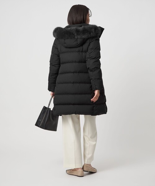 フード ロング ダウン（ダウンジャケット/コート）｜green label