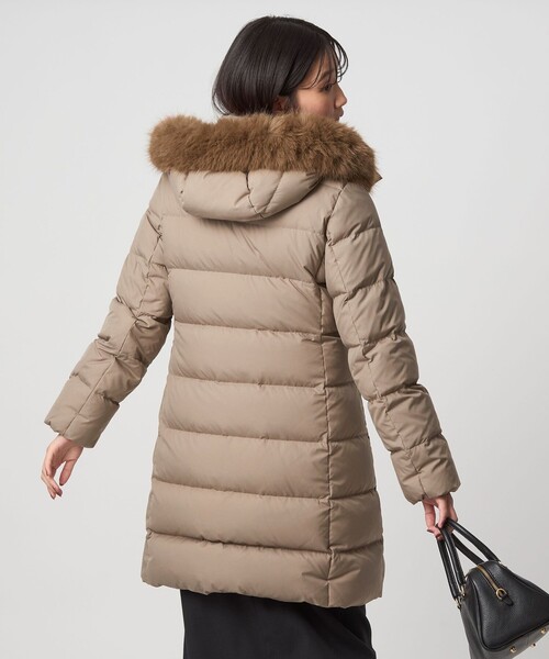 セール】フード ロング ダウン（ダウンジャケット/コート）｜green