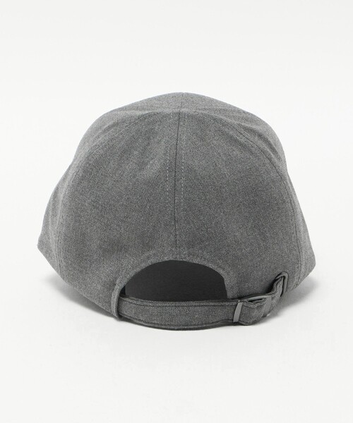 green label relaxing(グリーンレーベルリラクシング)の「起毛ピーチ バイザー キャップ / 帽子 UVカット(キャップ・レディース・グレー系・FREE)」の6枚目の写真