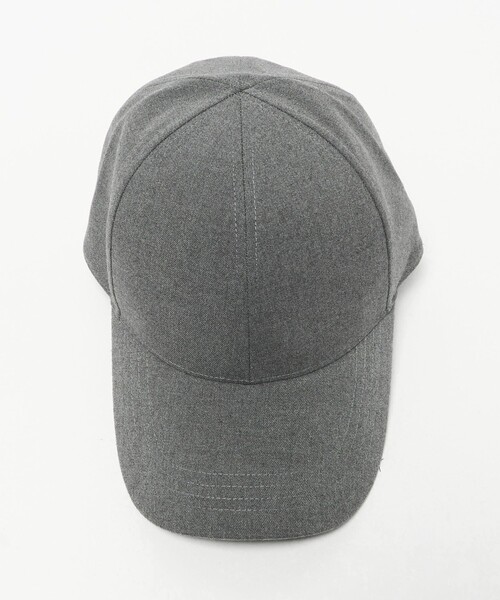 green label relaxing(グリーンレーベルリラクシング)の「起毛ピーチ バイザー キャップ / 帽子 UVカット(キャップ・レディース・グレー系・FREE)」の7枚目の写真