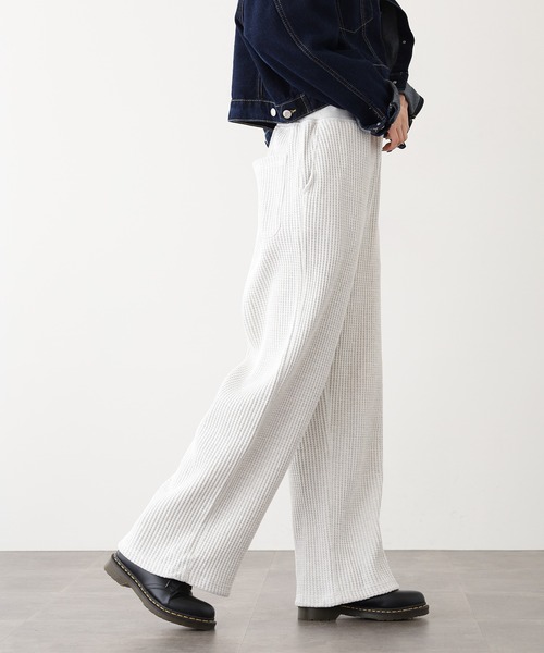 JEMORGAN（ジェーイーモーガン）の「JEMORGAN ビッグワッフルドローコードパンツ（その他パンツ・メンズ・ブラウン/ブラック/杢グレー/オートミール/ネイビー・XL/M/L）」の6枚目の写真