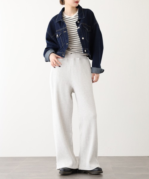 JEMORGAN（ジェーイーモーガン）の「JEMORGAN ビッグワッフルドローコードパンツ（その他パンツ・メンズ・ブラウン/ブラック/杢グレー/オートミール/ネイビー・XL/M/L）」の7枚目の写真