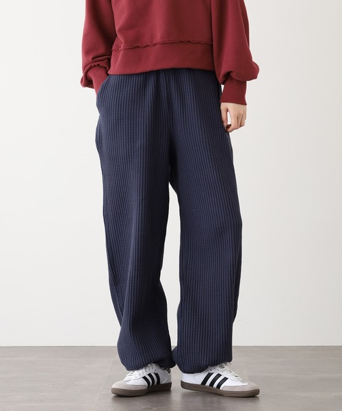 JEMORGAN（ジェーイーモーガン）の「JEMORGAN ビッグワッフルドローコードパンツ（その他パンツ・メンズ・ブラウン/ブラック/杢グレー/オートミール/ネイビー・XL/M/L）」の9枚目の写真