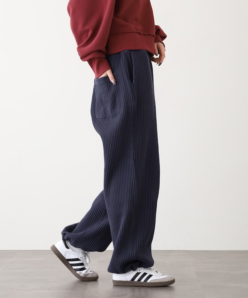 JEMORGAN（ジェーイーモーガン）の「JEMORGAN ビッグワッフルドローコードパンツ（その他パンツ・メンズ・ブラウン/ブラック/杢グレー/オートミール/ネイビー・XL/M/L）」の10枚目の写真
