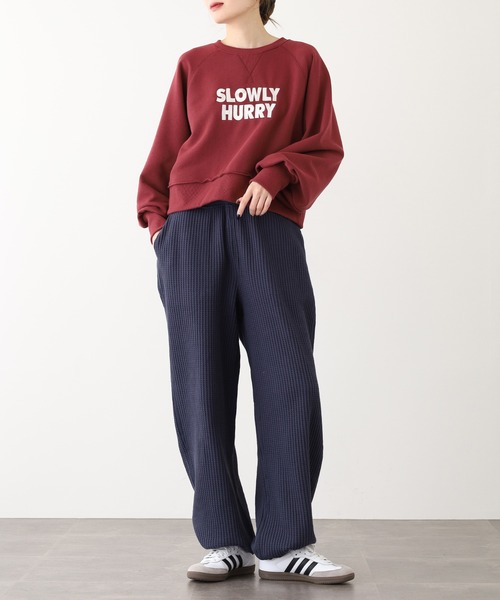 JEMORGAN（ジェーイーモーガン）の「JEMORGAN ビッグワッフルドローコードパンツ（その他パンツ・メンズ・ブラウン/ブラック/杢グレー/オートミール/ネイビー・XL/M/L）」の11枚目の写真