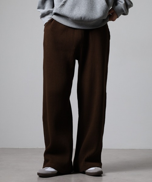 JEMORGAN（ジェーイーモーガン）の「JEMORGAN ビッグワッフルドローコードパンツ（その他パンツ・メンズ・ブラウン/ブラック/杢グレー/オートミール/ネイビー・XL/M/L）」の20枚目の写真