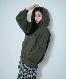 ANDGEEBEE | UNISEX 裏起毛パッチロゴパーカー(パーカー)