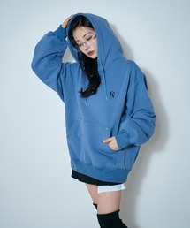 ANDGEEBEE | UNISEX 裏起毛パッチロゴパーカー(パーカー)