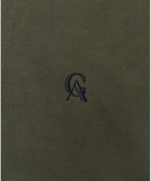 ANDGEEBEE（アンジービー）の「UNISEX 裏起毛パッチロゴパーカー（パーカー・レディース・ブルー/カーキ・FREE）」の11枚目の写真