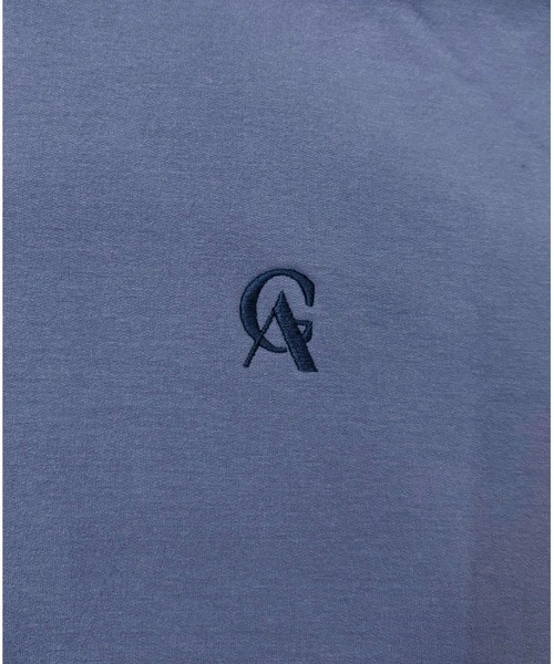 ANDGEEBEE（アンジービー）の「UNISEX 裏起毛パッチロゴパーカー（パーカー・レディース・ブルー/カーキ・FREE）」の21枚目の写真