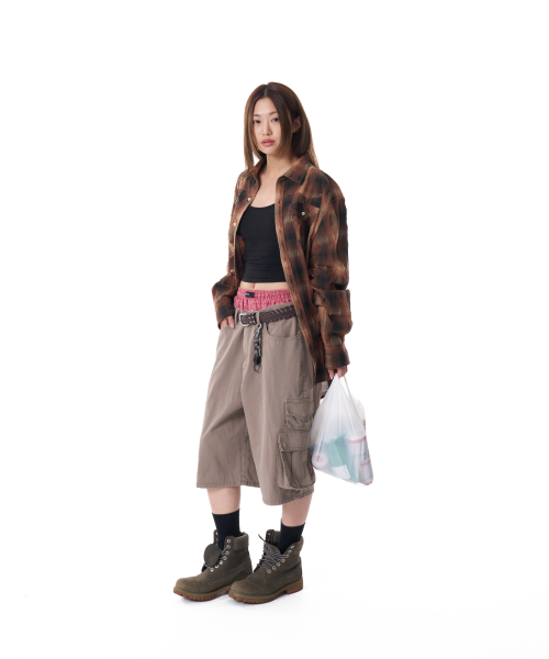 AAKAM(アーカム)の「Cotton Bermuda Cargo Pants (Beige)(その他パンツ・レディース・その他・1/2)」の7枚目の写真