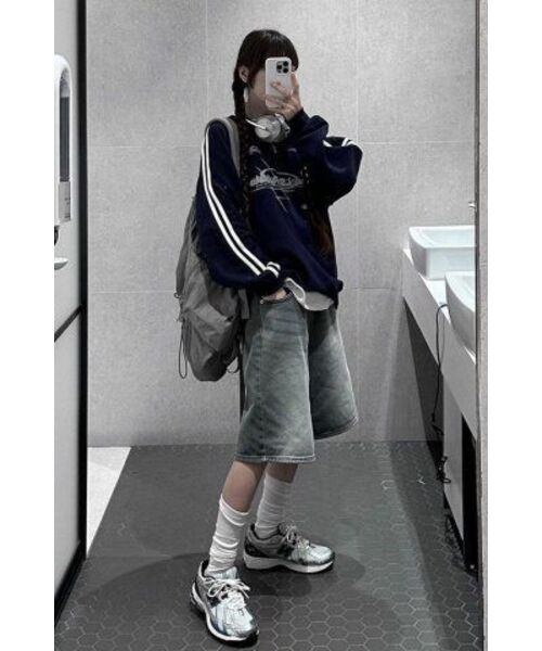 GAKKAI UNIONS（ガッカイユニオンズ）の「ルバート メンズ Vネック スウェット ネイビー（スウェット・レディース・その他・LARGE/MEDIUM）」の3枚目の写真