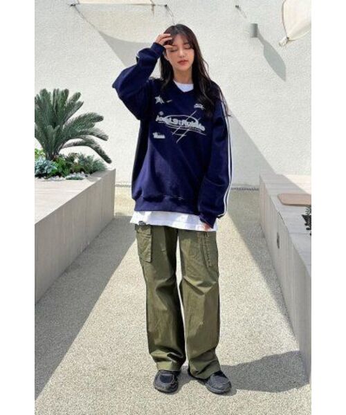GAKKAI UNIONS（ガッカイユニオンズ）の「ルバート メンズ Vネック スウェット ネイビー（スウェット・レディース・その他・LARGE/MEDIUM）」の4枚目の写真