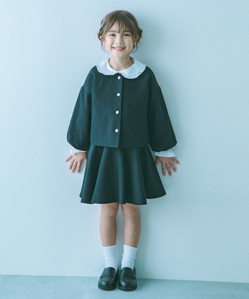 devirock(デビロック)の「フォーマル 襟がえらべる デザインブラウス(シャツ/ブラウス・キッズ・ホワイト系1/ホワイト系2/ホワイト系3/ホワイト系4・100cm/110cm/120cm/130cm/140cm)」の6枚目の写真