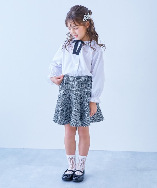 devirock(デビロック)の「フォーマル 襟がえらべる デザインブラウス(シャツ/ブラウス・キッズ・ホワイト系1/ホワイト系2/ホワイト系3/ホワイト系4・100cm/110cm/120cm/130cm/140cm)」の10枚目の写真