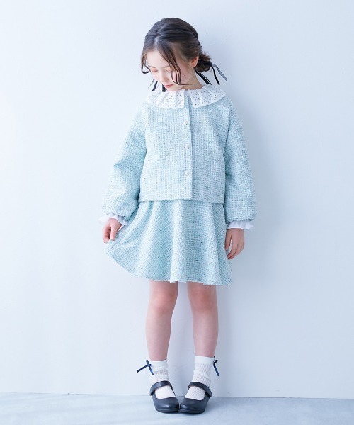 devirock(デビロック)の「フォーマル 襟がえらべる デザインブラウス(シャツ/ブラウス・キッズ・ホワイト系1/ホワイト系2/ホワイト系3/ホワイト系4・100cm/110cm/120cm/130cm/140cm)」の13枚目の写真