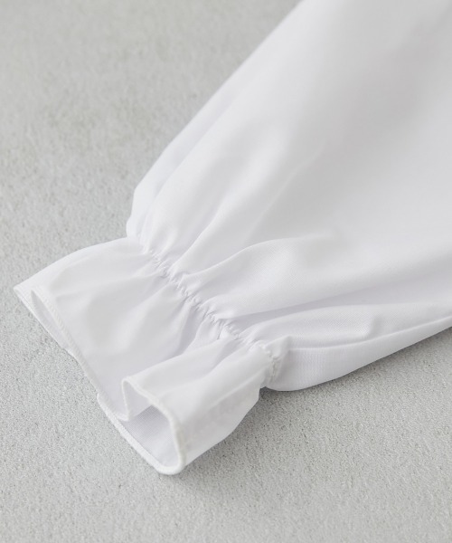 devirock(デビロック)の「フォーマル 襟がえらべる デザインブラウス(シャツ/ブラウス・キッズ・ホワイト系1/ホワイト系2/ホワイト系3/ホワイト系4・100cm/110cm/120cm/130cm/140cm)」の16枚目の写真