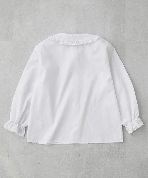devirock(デビロック)の「フォーマル 襟がえらべる デザインブラウス(シャツ/ブラウス・キッズ・ホワイト系1/ホワイト系2/ホワイト系3/ホワイト系4・100cm/110cm/120cm/130cm/140cm)」の20枚目の写真