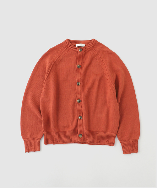 【未使用品】SimplyComplicated カーディガン SimplyComplicated/シンプリーコンプリケイテッド DISTRESSED COTTON