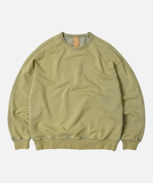 FRIZMWORKS(フリズムワークス)の「OG VINTAGE DYEING SWEATSHIRT _ MUSTARD(スウェット・メンズ・その他・SMALL/MEDIUM/LARGE/X-LARGE)」の1枚目の写真