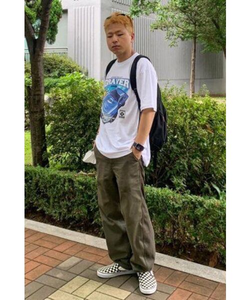GRAVER（グレーバー）の「[UNISEX]ブルーレーシングスマイルバンファルティ_ホワイト（Tシャツ/カットソー・レディース・ホワイト・X-LARGE/SMALL/MEDIUM/LARGE）」の6枚目の写真