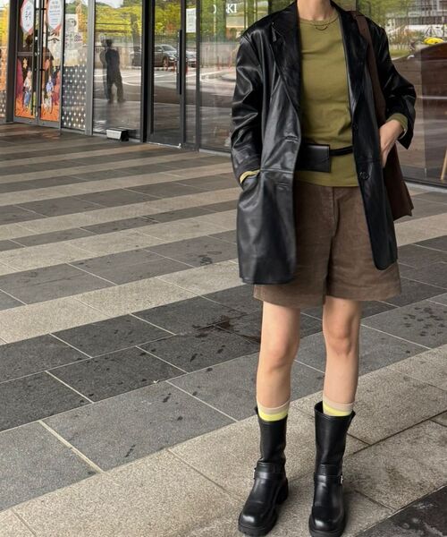 MUSINSA STANDARD WOMAN（ムシンサスタンダードウーマン）の「ウィメンズスリムクルーネック長袖Tシャツ[ライトモス]（Tシャツ/カットソー・レディース・その他・SMALL/X-SMALL/LARGE/MEDIUM）」の13枚目の写真