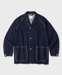 W.W. II SELVEDGE DENIM CHORE JACKET_INDIGO