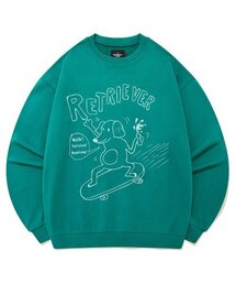 RIDING BOARD CREWNECK [EMERALD]