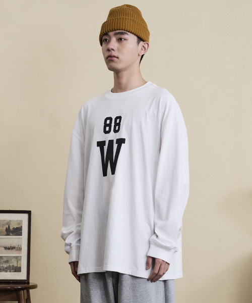 TAKEASY(テイクイージー)の「ジャイアントフィット88ロングスリーブ(ホワイト)(Tシャツ/カットソー・メンズ・その他・SMALL/MEDIUM/LARGE)」の4枚目の写真