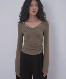EIGHTHMONTH（エイスマンス）の「ストラップネックトップス EM25a107【EIGHTHMONTH】（Tシャツ/カットソー）」