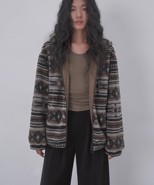 EIGHTHMONTH(エイスマンス)の「ストラップネックトップス EM25a107【EIGHTHMONTH】(Tシャツ/カットソー・レディース・ブラウン/ブラック・M/S)」の7枚目の写真