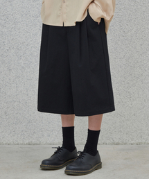 GLW（ジーエルダブリュ）の「コットンバミューダパンツブラック（その他パンツ）」