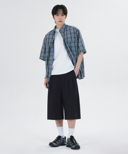 GLW(ジーエルダブリュ)の「コットンバミューダパンツブラック(その他パンツ・レディース・その他・SMALL/MEDIUM/LARGE)」の2枚目の写真