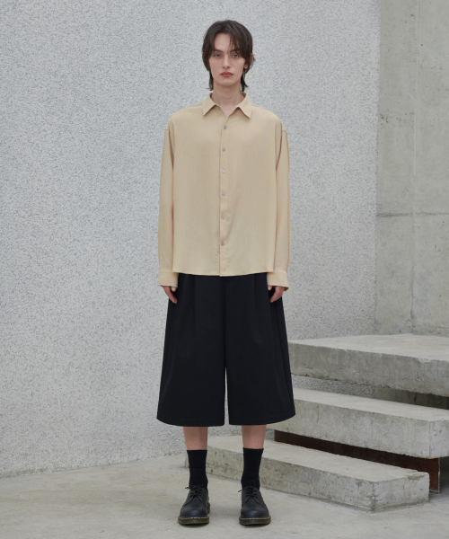 GLW(ジーエルダブリュ)の「コットンバミューダパンツブラック(その他パンツ・レディース・その他・SMALL/MEDIUM/LARGE)」の4枚目の写真