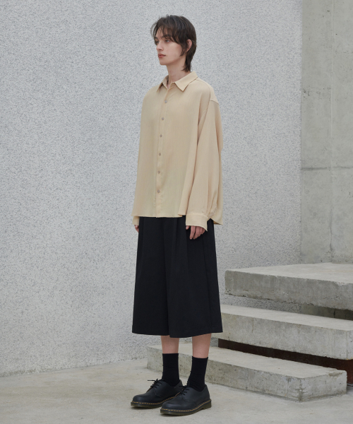 GLW(ジーエルダブリュ)の「コットンバミューダパンツブラック(その他パンツ・レディース・その他・SMALL/MEDIUM/LARGE)」の5枚目の写真