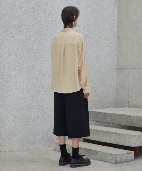 GLW(ジーエルダブリュ)の「コットンバミューダパンツブラック(その他パンツ・レディース・その他・SMALL/MEDIUM/LARGE)」の6枚目の写真
