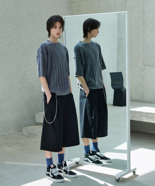 GLW(ジーエルダブリュ)の「コットンバミューダパンツブラック(その他パンツ・レディース・その他・SMALL/MEDIUM/LARGE)」の7枚目の写真