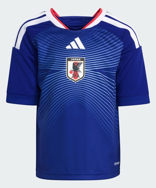 adidas(アディダス)の「キッズ アディダス サッカー日本代表 2026 ホーム レプリカ ユニフォーム セット / adidas(Tシャツ/カットソー・キッズ・ブルー・120/100/110/90)」の2枚目の写真