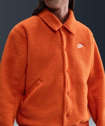 NIKE（ナイキ）の「ナイキ スポーツウェア クラブ メンズ ハイパイル フリース コーチ ジャケット   Nike Sportswear Club Men's High-Pile Fleece Coaches Jacket HV1430-893 Campfire Orange（ブルゾン）」