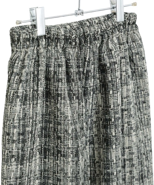 Fashion Letter(ファッションレター)の「ミックスツイード ハイウエスト ナロースカート(スカート・レディース・ブラック/グレー・M)」の11枚目の写真