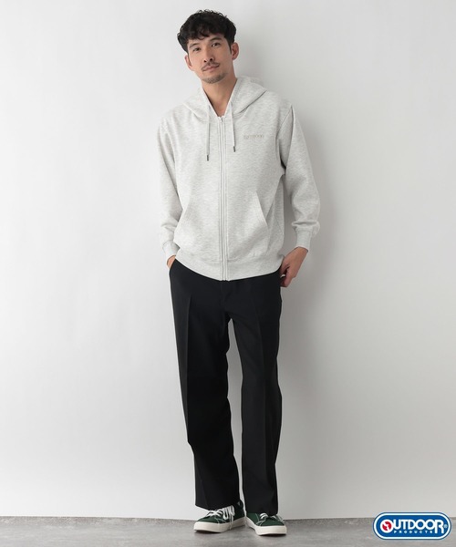 FOUND GOOD（ファウンドグッド）の「【OUTDOOR PRODUCTS】ジップパーカー/31098040（パーカー・メンズ・ブラック/ホワイト系1/ネイビー・L/M/XL）」の5枚目の写真