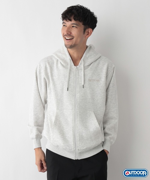 FOUND GOOD（ファウンドグッド）の「【OUTDOOR PRODUCTS】ジップパーカー/31098040（パーカー・メンズ・ブラック/ホワイト系1/ネイビー・L/M/XL）」の6枚目の写真