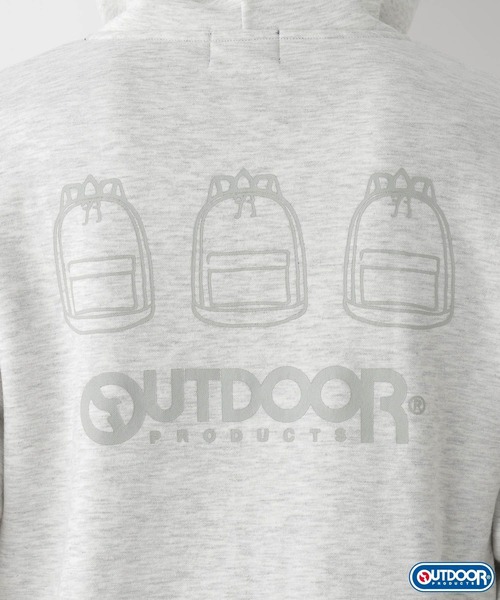 FOUND GOOD（ファウンドグッド）の「【OUTDOOR PRODUCTS】ジップパーカー/31098040（パーカー・メンズ・ブラック/ホワイト系1/ネイビー・L/M/XL）」の18枚目の写真