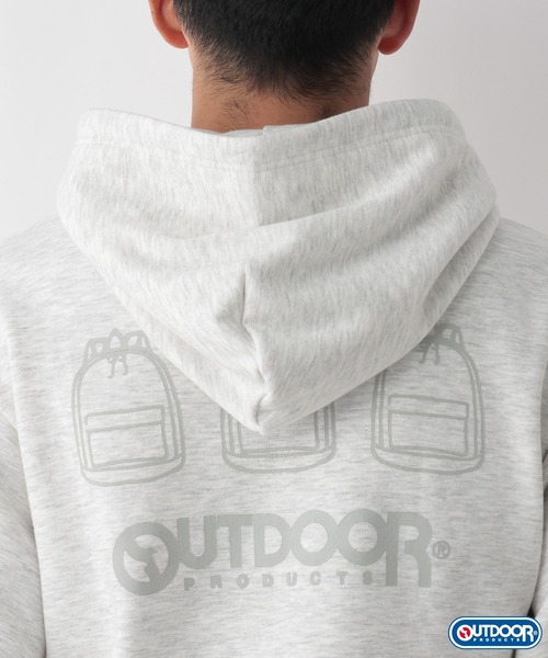 FOUND GOOD（ファウンドグッド）の「【OUTDOOR PRODUCTS】ジップパーカー/31098040（パーカー・メンズ・ブラック/ホワイト系1/ネイビー・L/M/XL）」の12枚目の写真