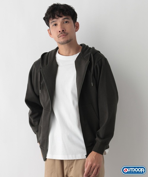 FOUND GOOD（ファウンドグッド）の「【OUTDOOR PRODUCTS】ジップパーカー/31098040（パーカー・メンズ・ブラック/ホワイト系1/ネイビー・L/M/XL）」の20枚目の写真