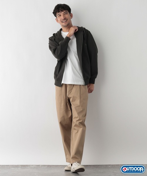 FOUND GOOD（ファウンドグッド）の「【OUTDOOR PRODUCTS】ジップパーカー/31098040（パーカー・メンズ・ブラック/ホワイト系1/ネイビー・L/M/XL）」の21枚目の写真