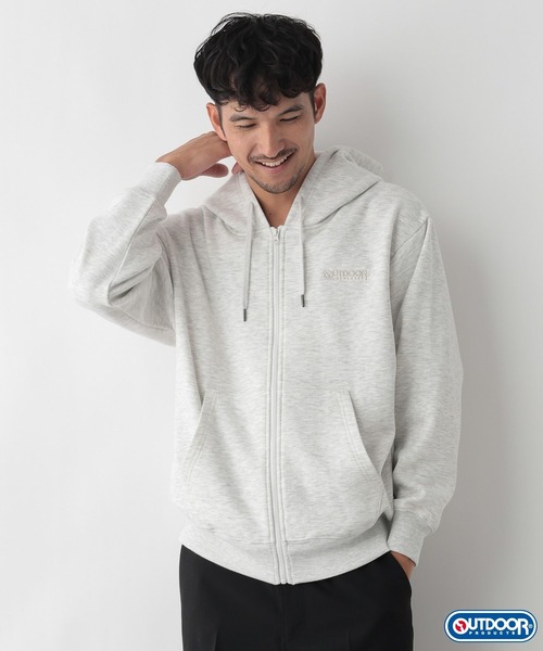 FOUND GOOD（ファウンドグッド）の「【OUTDOOR PRODUCTS】ジップパーカー/31098040（パーカー・メンズ・ブラック/ホワイト系1/ネイビー・L/M/XL）」の8枚目の写真